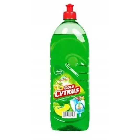 Płyn do naczyń GOLD CYTRUS 1L ZIELONY cytryna /8 -zdjęcie numer 1