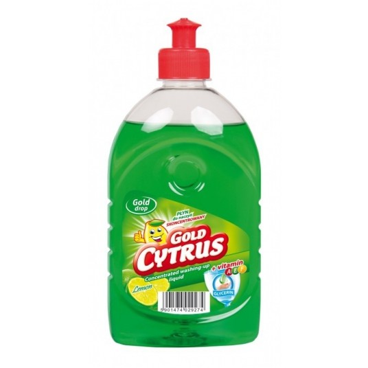 Płyn do naczyń GOLD CYTRUS 500ml ZIELONY Cytry /16 -zdjęcie numer 1
