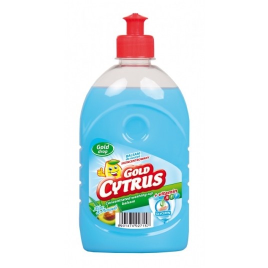 Płyn do naczyń GOLD CYTRUS 500ml ZIELONY Cytry /16 -zdjęcie numer 3