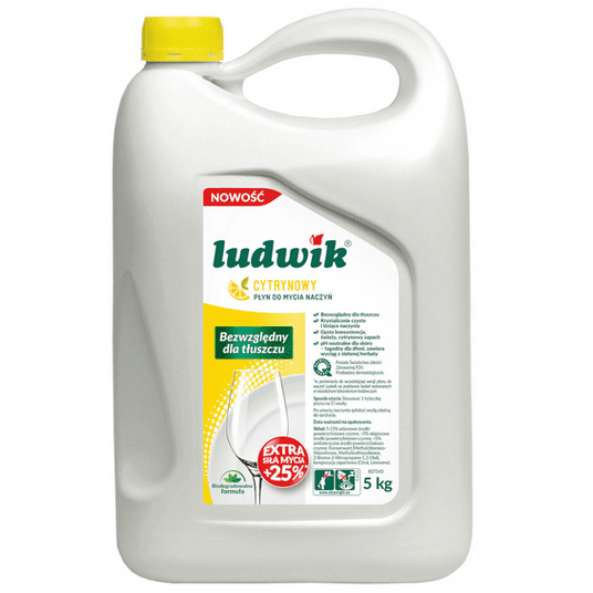 Płyn do naczyń LUDWIK 5L CYTRYNA -zdjęcie numer 1