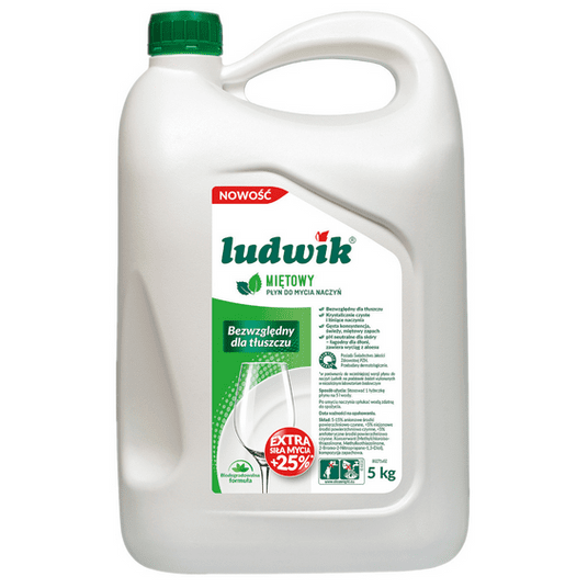 Płyn do naczyń LUDWIK 5L MIĘTA -zdjęcie numer 1