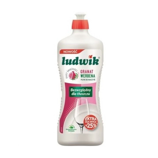 Płyn do naczyń LUDWIK 900ml Granat z Werbeną /12 -zdjęcie numer 1