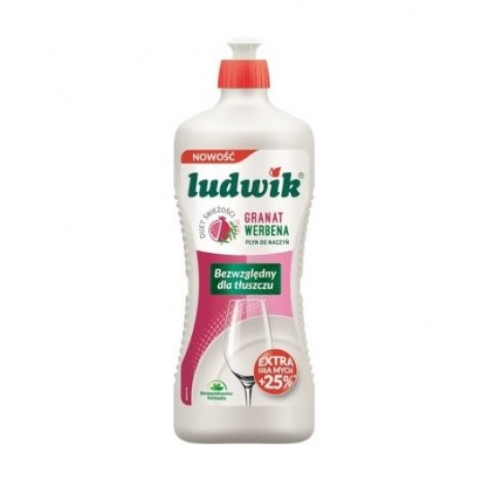 Płyn do naczyń LUDWIK 900ml Granat z Werbeną /12 -zdjęcie numer 1
