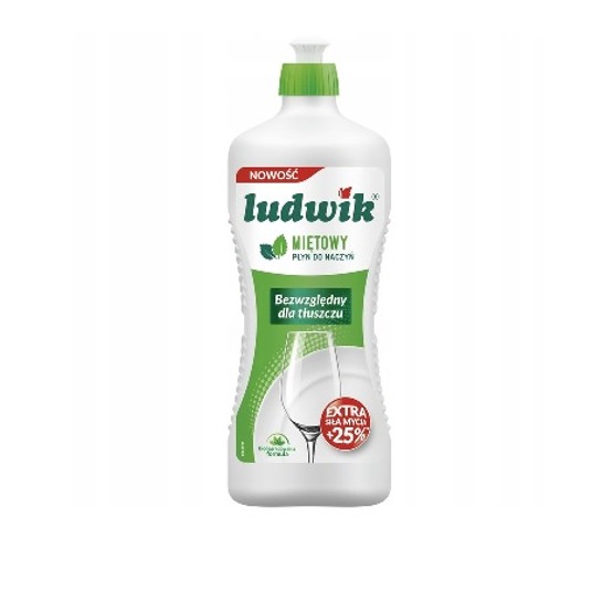 Płyn do naczyń LUDWIK 900ml Mięta /12 -zdjęcie numer 1