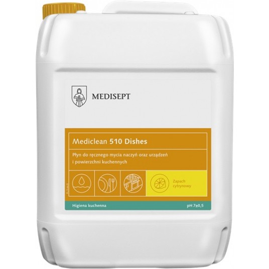 Płyn do naczyń MEDICLEAN 510 DISHES Cytry 5L -zdjęcie numer 1