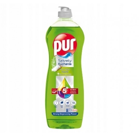Płyn do naczyń PUR 750ml JABŁKO -zdjęcie numer 1