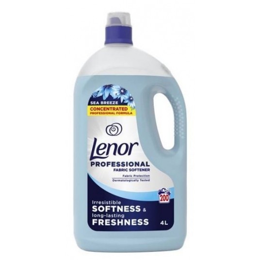 Płyn do płukania Lenor 4L Sea Breeza Niebieski -zdjęcie numer 1