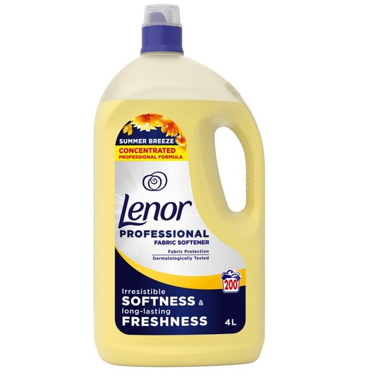 Płyn do płukania Lenor 4L Summer Żółty -zdjęcie numer 1