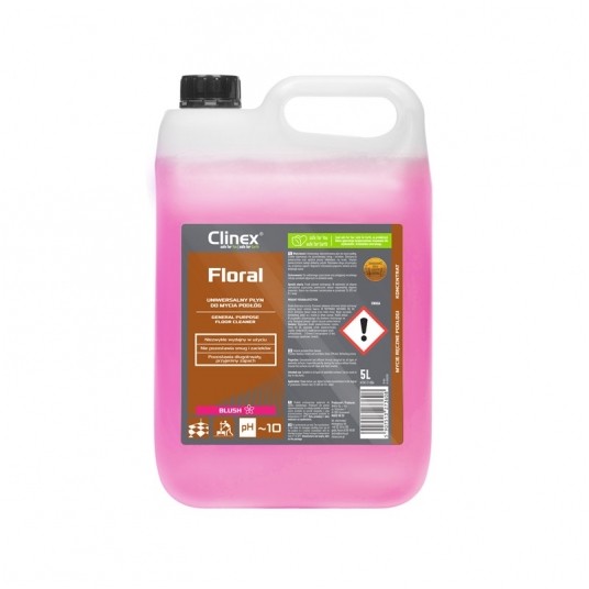 Płyn do podłóg uniwers CLINEX Floral - Blush 5L -zdjęcie numer 1