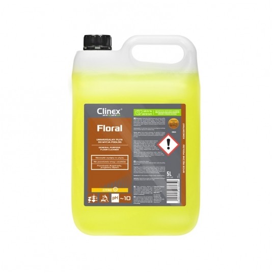 Płyn do podłóg uniwers CLINEX Floral - Citro 5L -zdjęcie numer 1