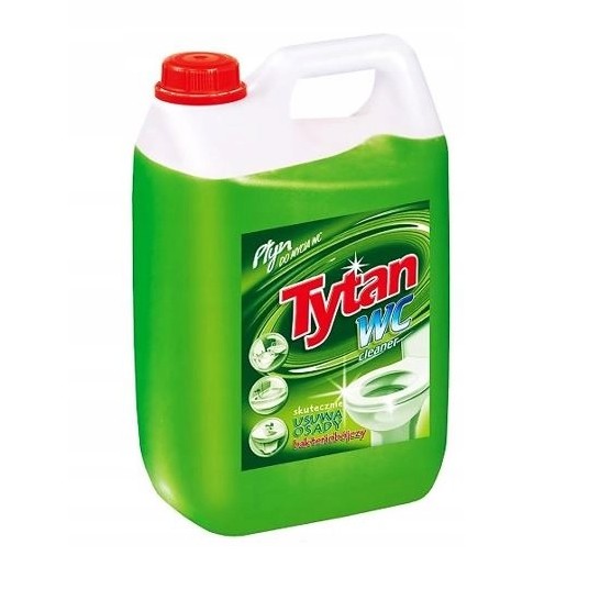 Płyn do WC TYTAN 5L zielony -zdjęcie numer 1