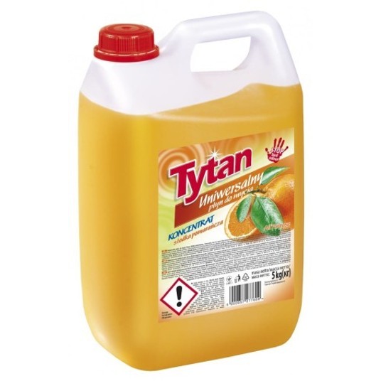 Płyn uniwersalny TYTAN 5L POMARAŃCZA -zdjęcie numer 1