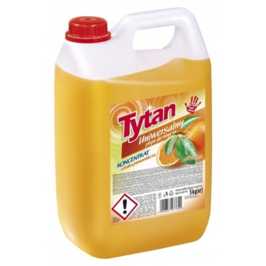 Płyn uniwersalny TYTAN 5L POMARAŃCZA -zdjęcie numer 1