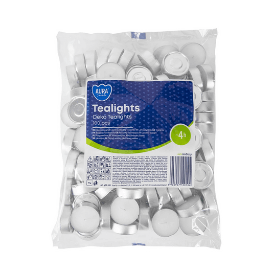 Podgrzewacz Tealight 4h DEKO AURA 100szt / 7 -zdjęcie numer 1