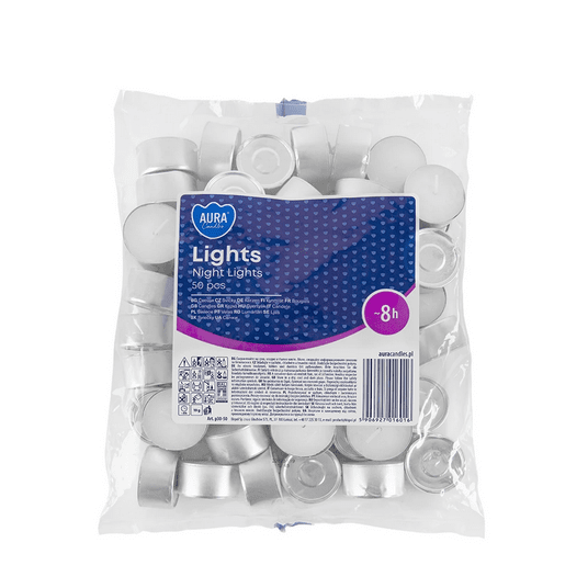 Podgrzewacz Tealight 8h NIGHT AURA 50szt /9 -zdjęcie numer 1