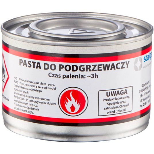 Podgrzewacz w żelu BEZ KNOTA 200ml STALGAST /48 -zdjęcie numer 1
