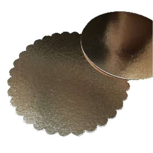 Podkład tort ZŁOTY krążek 28cm KARB 2400g 1szt /50 -zdjęcie numer 1