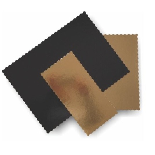 Podkład tort ZŁOTY pros 30x40cm KARB 2400g 1szt/25 -zdjęcie numer 1