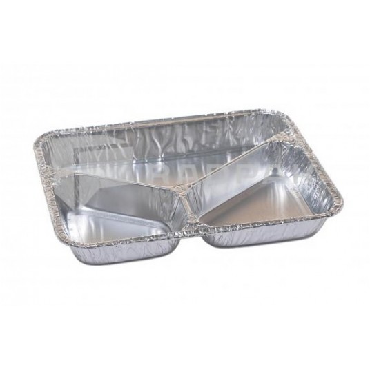 Pojemnik ALUminiowy 3-DZ 227x181x30 100szt /5 prom -zdjęcie numer 1