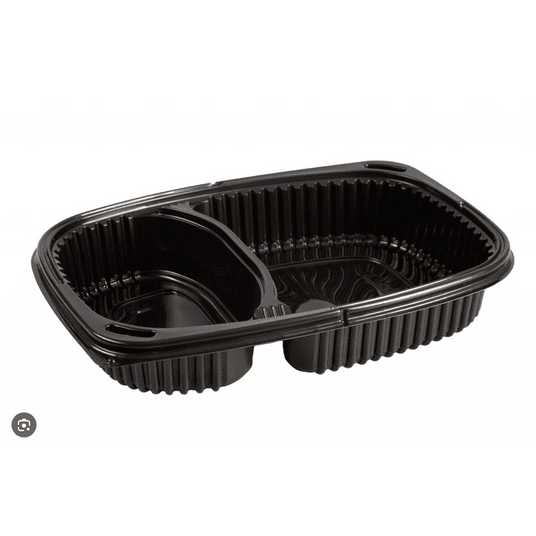 Pojemnik COOK 2-DZ 1100ml 45mm CZARNY 40szt /8 -zdjęcie numer 1