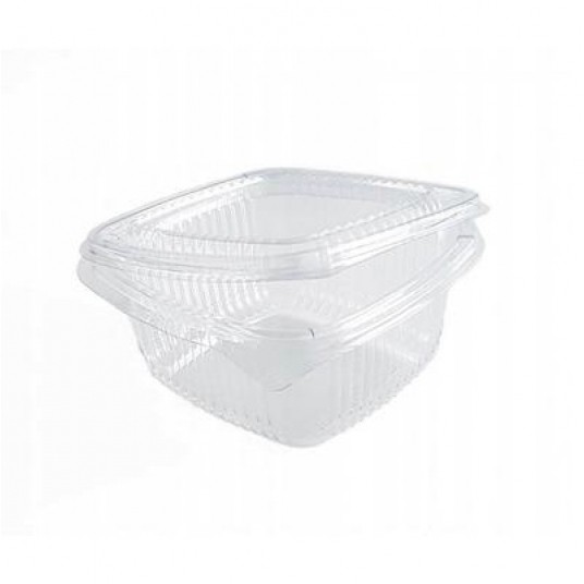 Pojemnik kwadrat zamykany HL500 500ml 100szt /6 -zdjęcie numer 1