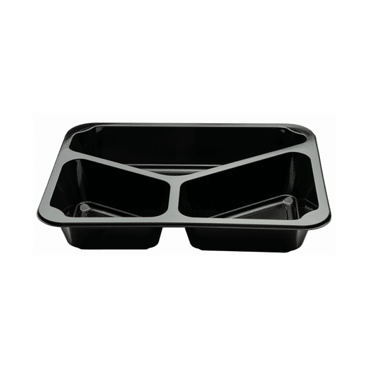 Pojemnik MAPCOR 3-DZ 227x178x40 CZARNY 320szt -zdjęcie numer 2