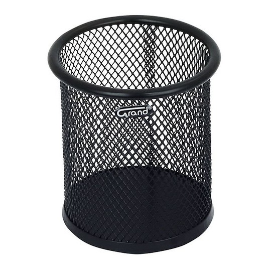 Pojemnik na długopisy czarny metal Grand (GR-004) -zdjęcie numer 1