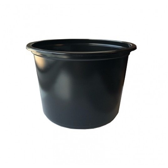 Pojemnik okrągły PP fi115 350ml CZARNY 50szt /10 -zdjęcie numer 1