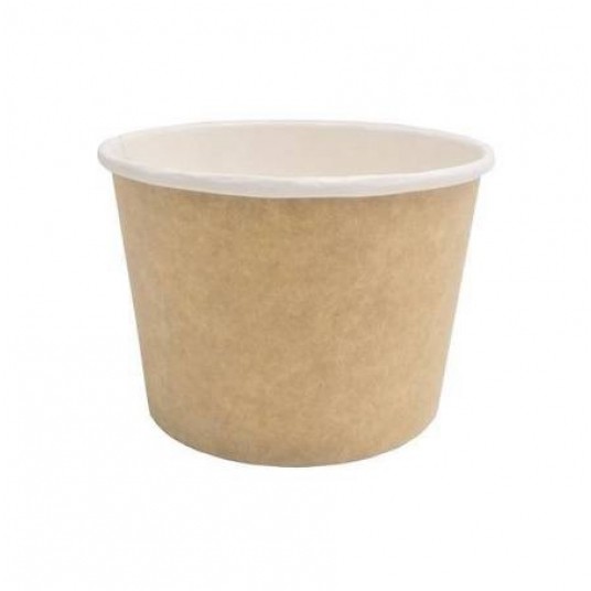 Pojemnik papierowy KRAFT zupa 500ml 50szt /10 -zdjęcie numer 1