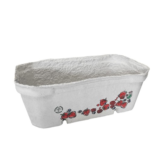 Pojemnik papierowy na owoce NADR MALINY 500g 50szt -zdjęcie numer 1