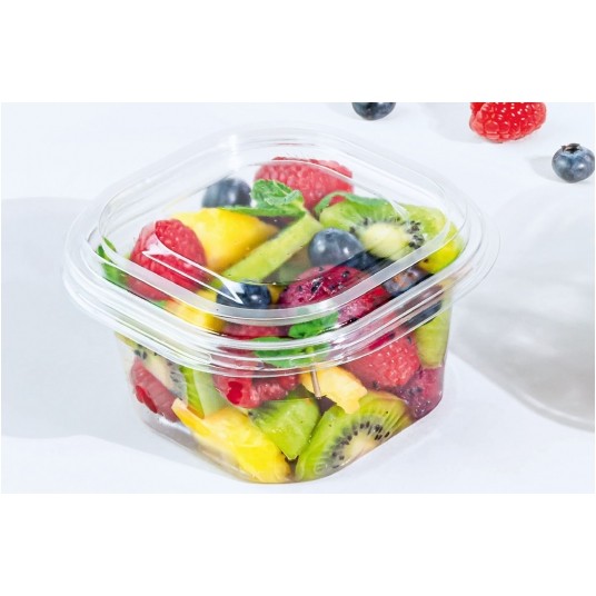 Pojemnik PET kwadratowy 250ml 50szt -zdjęcie numer 1