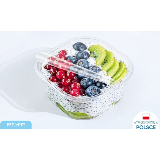 Pojemnik PET kwadratowy 500ml 50szt -zdjęcie numer 2