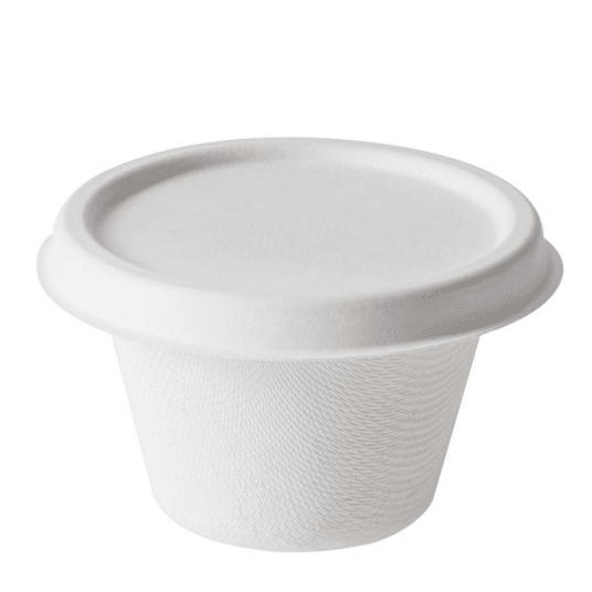 Pojemnik sos trzcina 120ml ENJOY biały 50szt /40 -zdjęcie numer 2