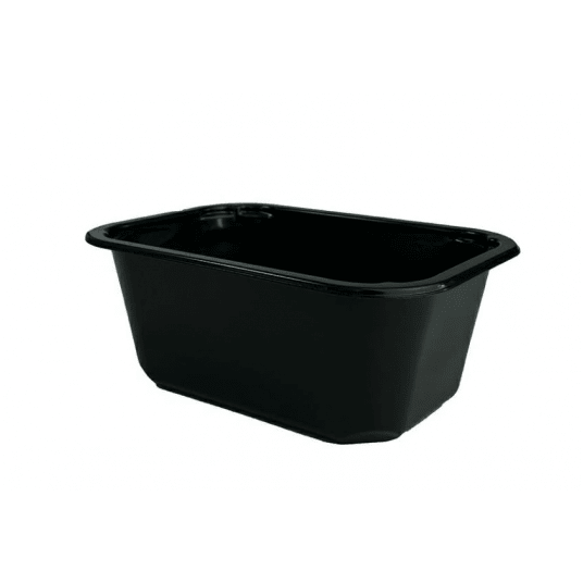 Pojemnik zgrzew MINI 160x112x66 CZARNY 384szt -zdjęcie numer 1