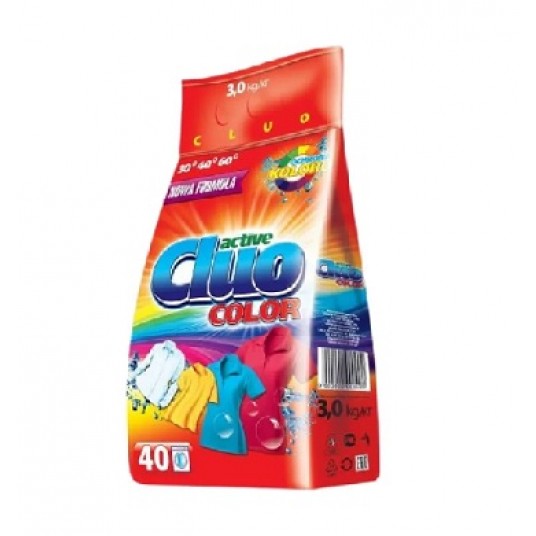 Proszek do prania Cluo 3Kg kolor promocja -zdjęcie numer 1