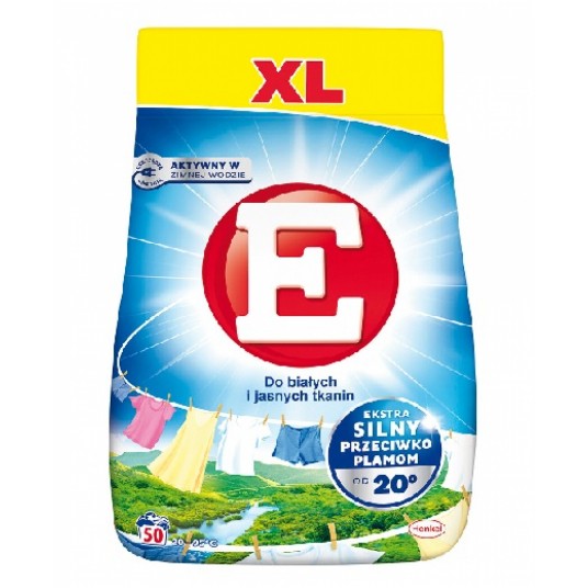 Proszek do prania E 3kg Biały promocja -zdjęcie numer 1