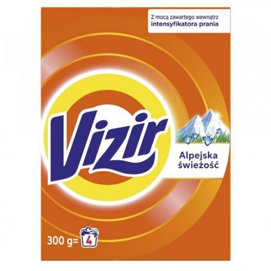 Proszek do prania VIZIR 330G BIAŁY Alpejska Świeżo -zdjęcie numer 1