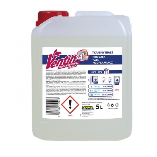 Proszek w żelu do prania Ventin Professional 5L -zdjęcie numer 1