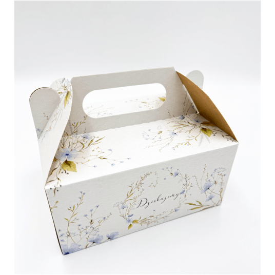 Pudełko papierowe rączka 19x15x9cm CHABRY 25szt -zdjęcie numer 1