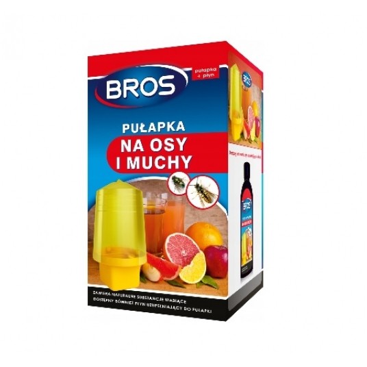 Pułapka na osy i muchy z płynem BROS -zdjęcie numer 1