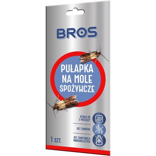 Pułapka / naklejka na mole spożywcze 1szt BROS /20 -zdjęcie numer 1