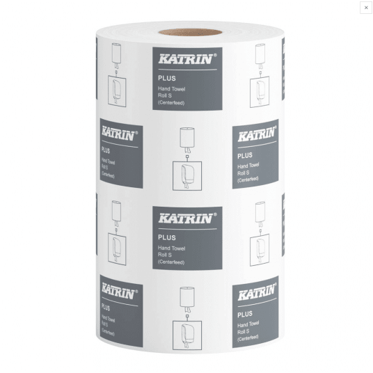 Ręcznik c-feed KATRIN+ BIAŁY 1W 100m śr14 12rol -zdjęcie numer 3