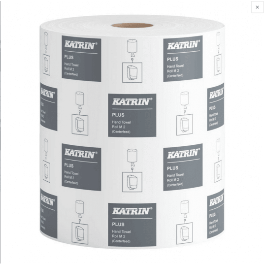 Ręcznik c-feed KATRIN+ SUP BIAŁY 2W 100m śr20 6rol -zdjęcie numer 1