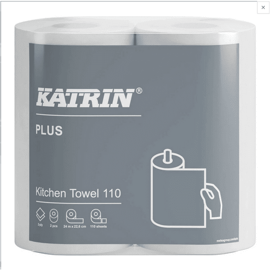 Ręcznik kuchenny KATRIN+ 110 2W 24m 2rol /9 -zdjęcie numer 1