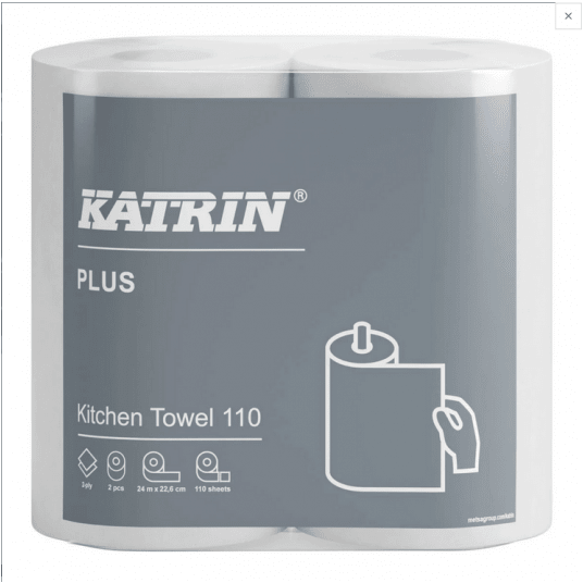Ręcznik kuchenny KATRIN+ 110 2W 24m 2rol /9 -zdjęcie numer 1