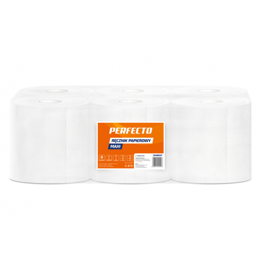 Ręcznik papierowy 2W 100m PERFECTO MAXI 6rol -zdjęcie numer 1