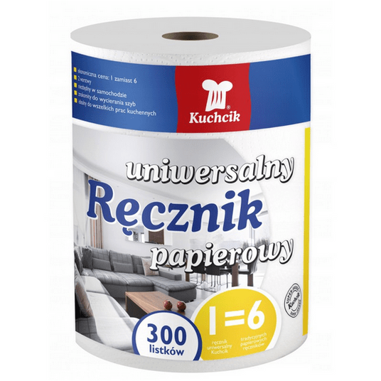 Ręcznik papierowy 2W KUCHCIK Uniwersalny 300list -zdjęcie numer 2