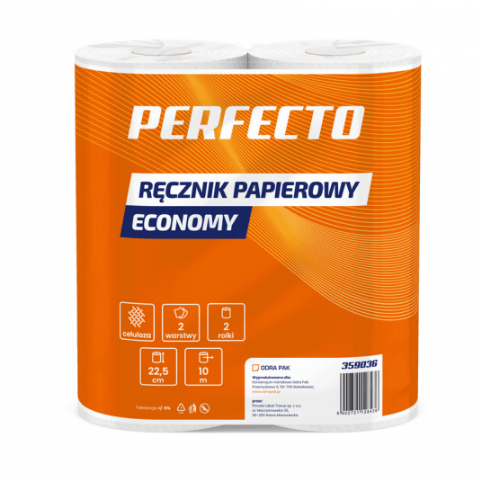 Ręcznik papierowy 2W PERFECTO Economy 2rol /16 -zdjęcie numer 2