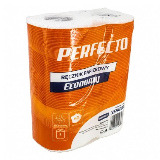 Ręcznik papierowy 2W PERFECTO Economy 2rol /16 -zdjęcie numer 1