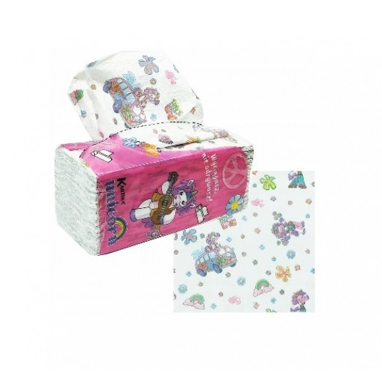 Ręcznik papierowy ZZ 2W Jednoroż folia 150 listków -zdjęcie numer 1